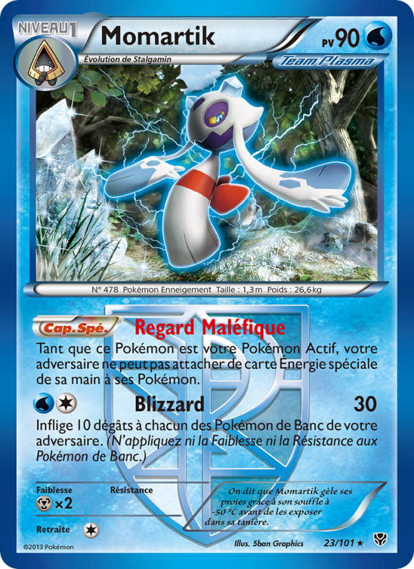 Momartik 23 — Explosion Plasma (French Pokémon TCG card)