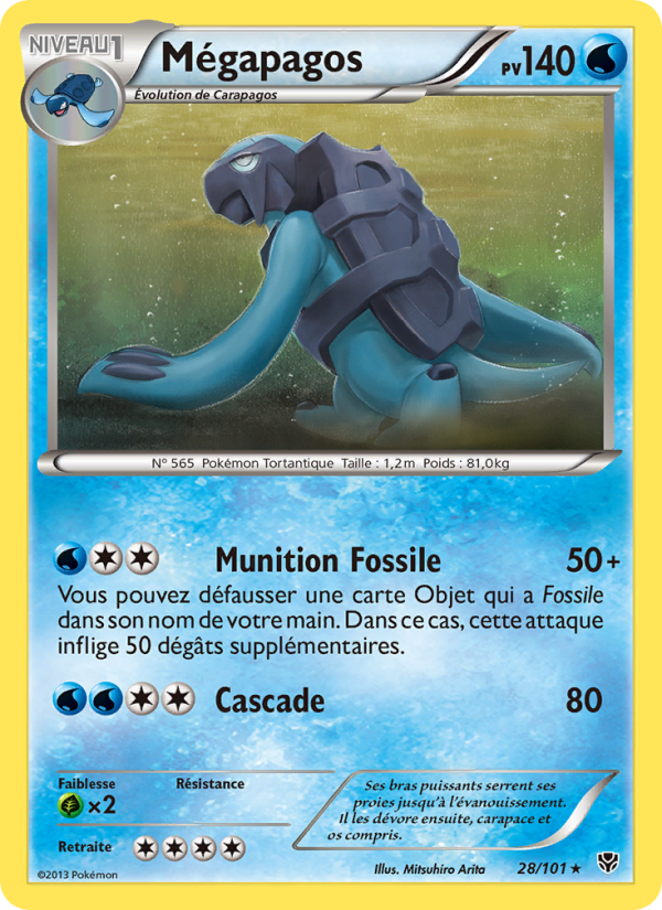 Mégapagos 28 — Explosion Plasma (French Pokémon TCG card)