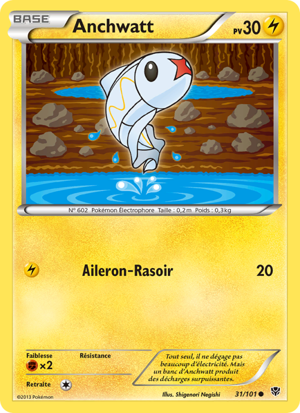 Anchwatt 31 — Explosion Plasma (French Pokémon TCG card)