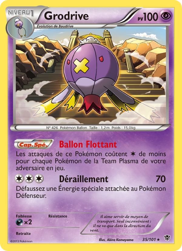 Grodrive 35 — Explosion Plasma (French Pokémon TCG card)