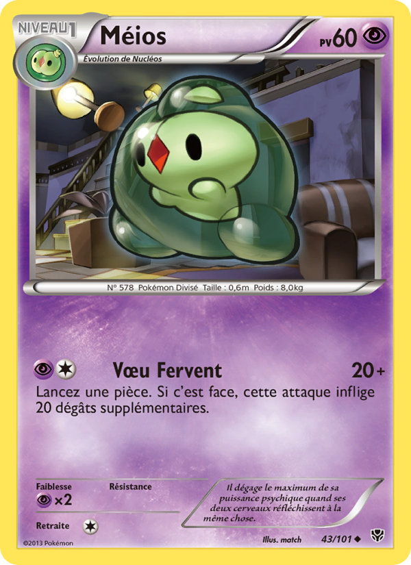 Méios 43 — Explosion Plasma (French Pokémon TCG card)