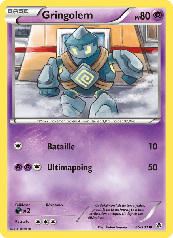 Gringolem 45 — Explosion Plasma (French Pokémon TCG card)