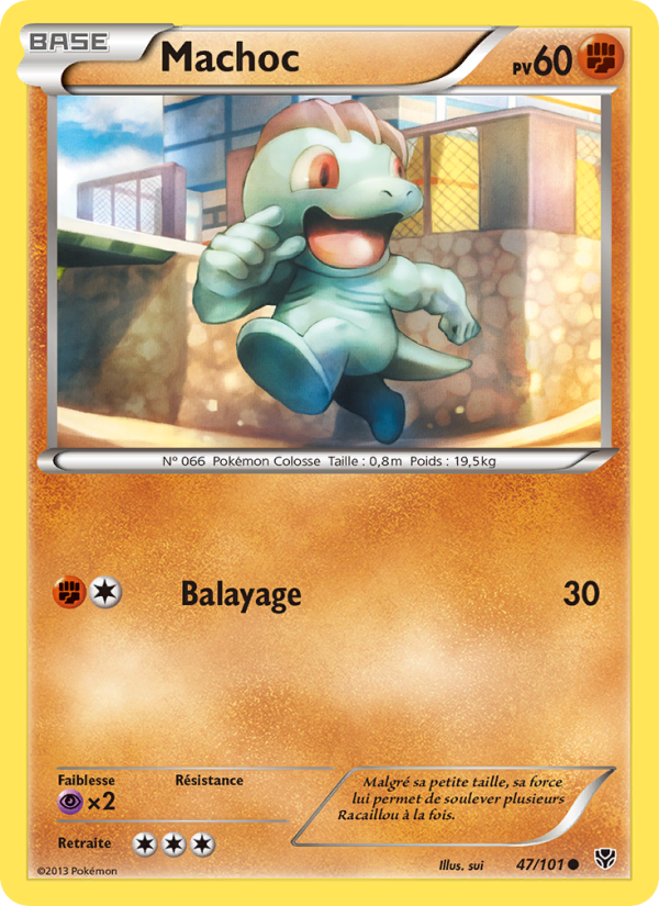 Machoc 47 — Explosion Plasma (French Pokémon TCG card)