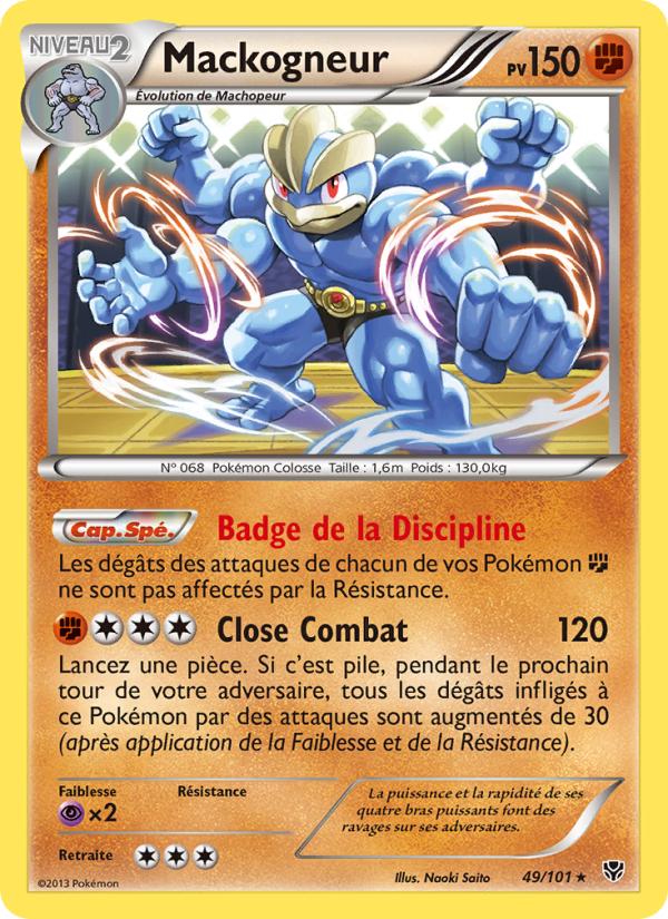 Mackogneur 49 — Explosion Plasma (French Pokémon TCG card)