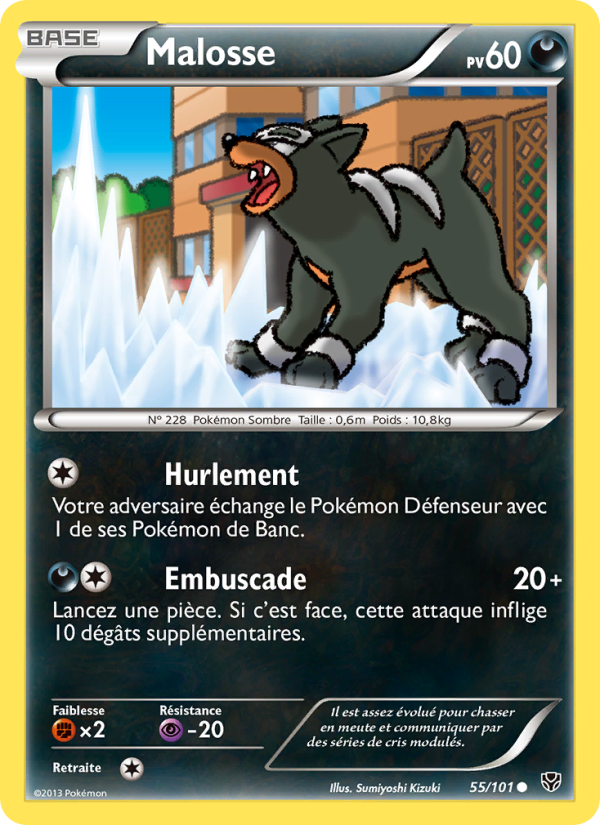 Malosse 55 — Explosion Plasma (French Pokémon TCG card)
