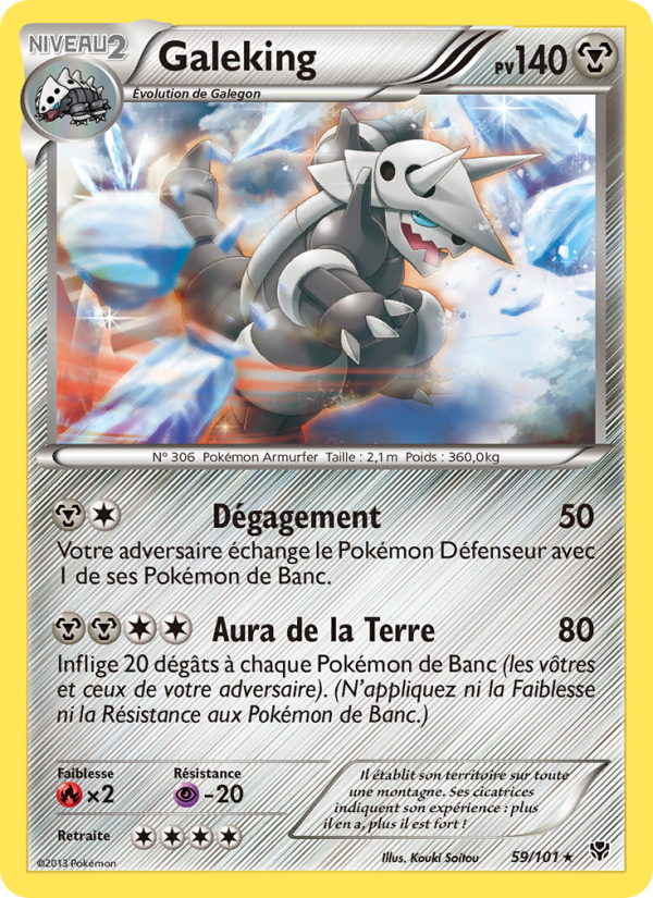 Galeking 59 — Explosion Plasma (French Pokémon TCG card)