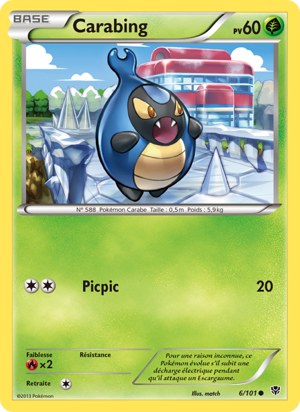 Carabing 6 — Explosion Plasma (French Pokémon TCG card)