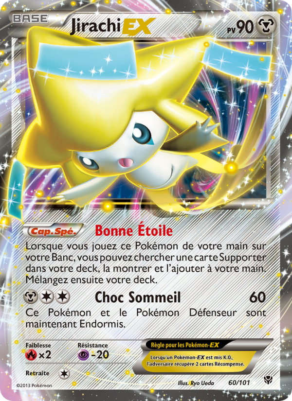 Jirachi EX 60 — Explosion Plasma (French Pokémon TCG card)
