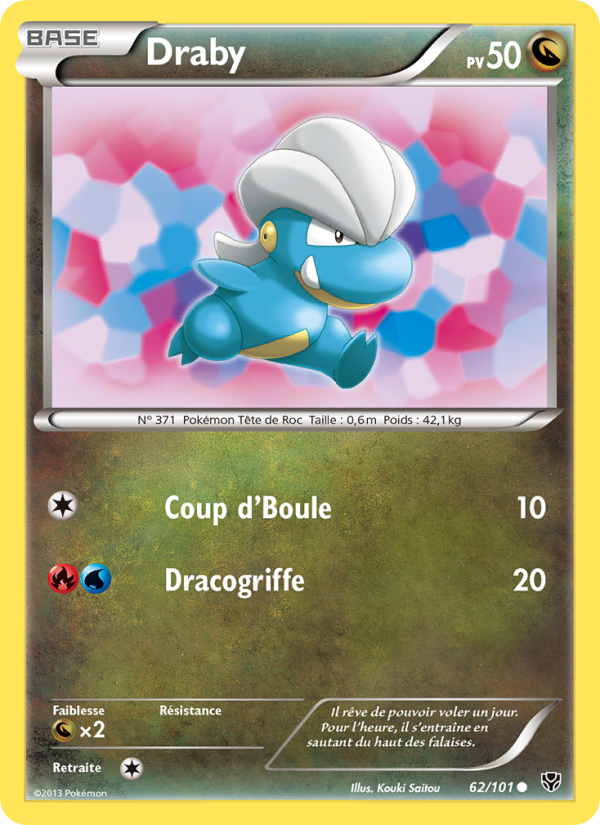 Draby 62 — Explosion Plasma (French Pokémon TCG card)