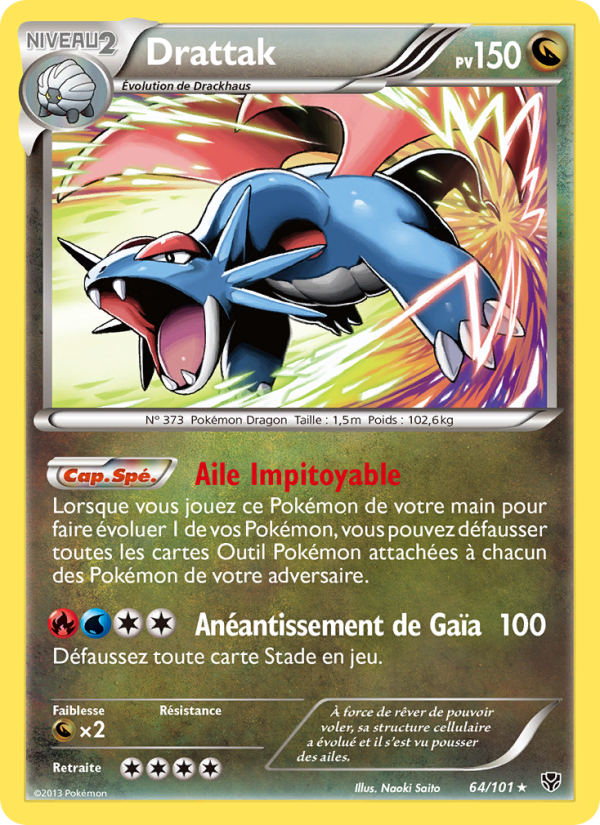 Drattak 64 — Explosion Plasma (French Pokémon TCG card)