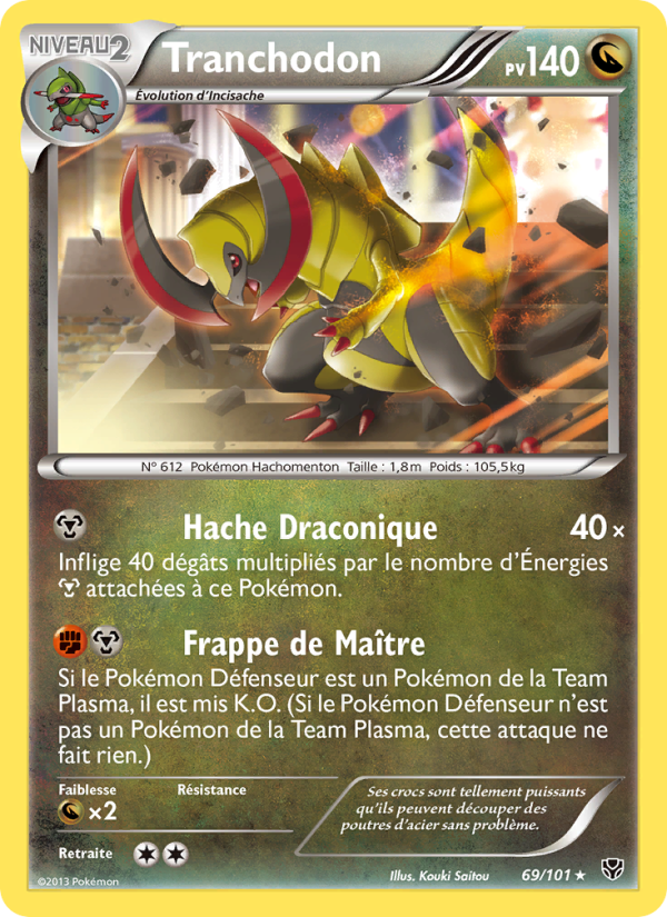 Tranchodon 69 — Explosion Plasma (French Pokémon TCG card)
