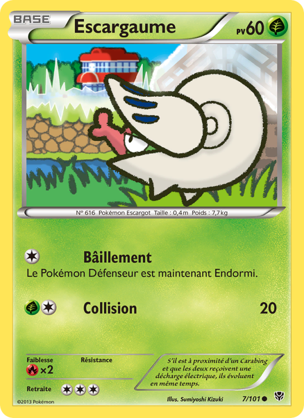 Escargaume 7 — Explosion Plasma (French Pokémon TCG card)