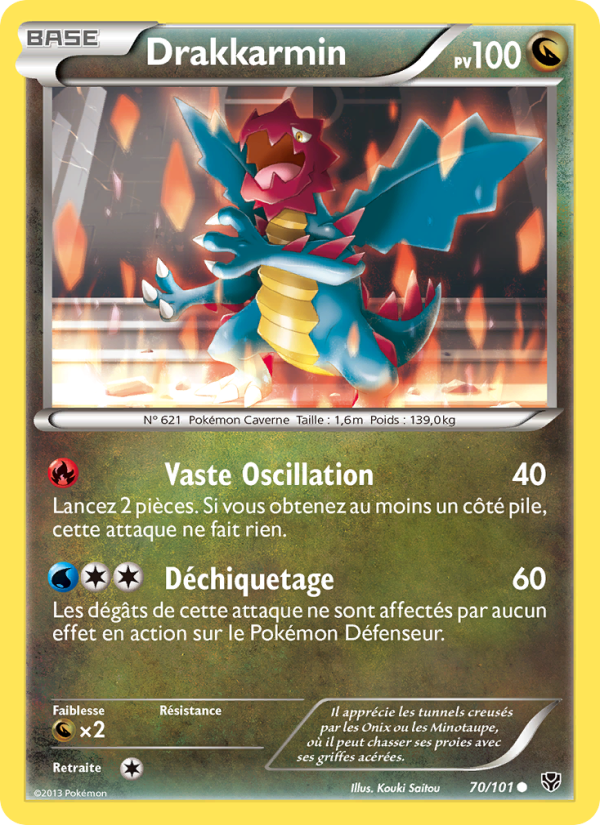 Drakkarmin 70 — Explosion Plasma (French Pokémon TCG card)