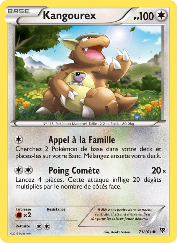 Kangourex 71 — Explosion Plasma (French Pokémon TCG card)