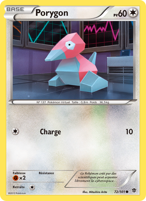 Porygon 72 — Explosion Plasma (French Pokémon TCG card)