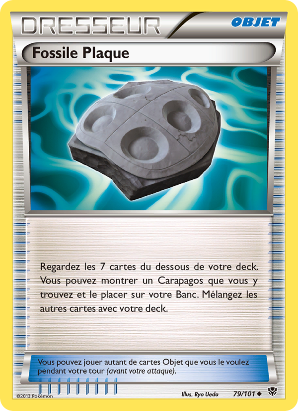 Fossile Plaque 79 — Explosion Plasma (French Pokémon TCG card)