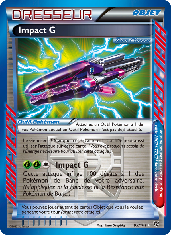 Impact G 93 — Explosion Plasma (French Pokémon TCG card)