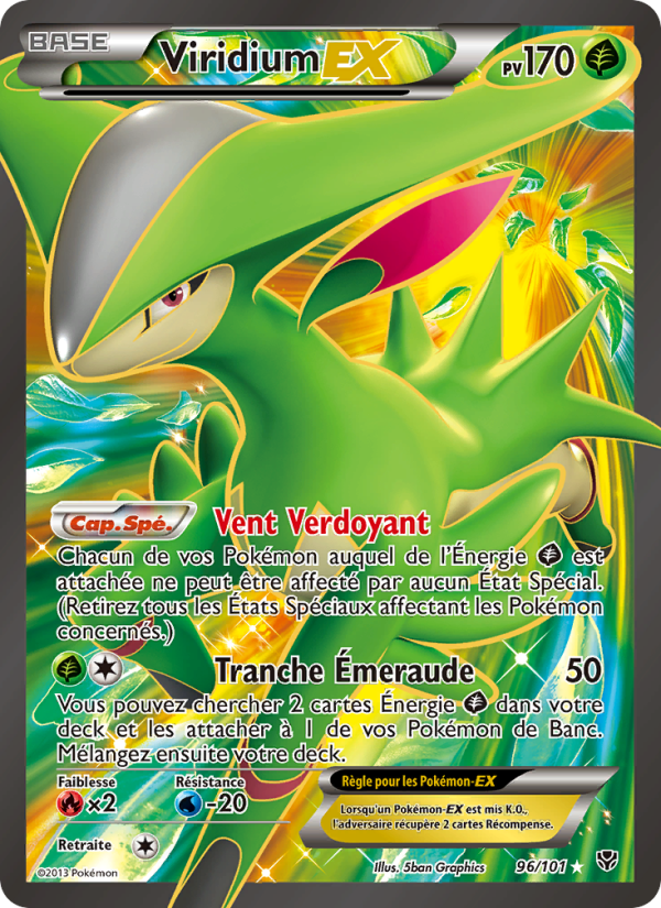 Viridium EX 96 — Explosion Plasma (French Pokémon TCG card)