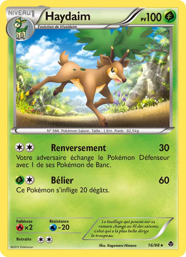 Haydaim 16 — Pouvoirs Émergents (French Pokémon TCG card)
