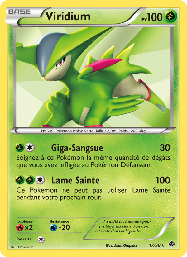 Viridium 17 — Pouvoirs Émergents (French Pokémon TCG card)