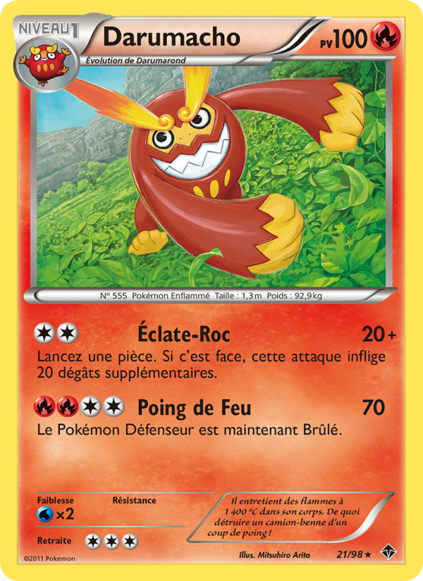 Darumacho 21 — Pouvoirs Émergents (French Pokémon TCG card)
