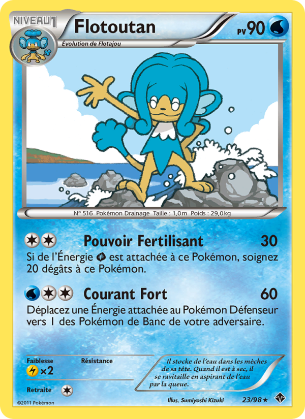 Flotoutan 23 — Pouvoirs Émergents (French Pokémon TCG card)