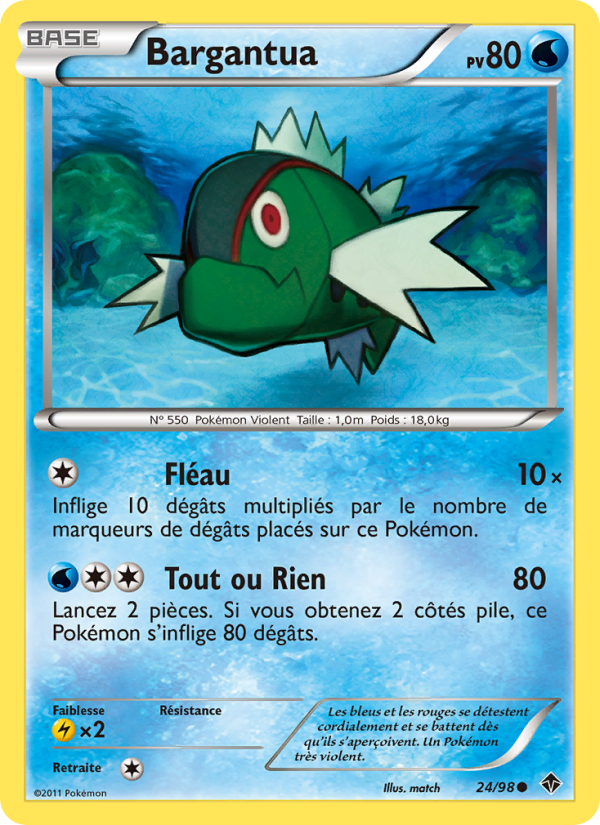 Bargantua 24 — Pouvoirs Émergents (French Pokémon TCG card)