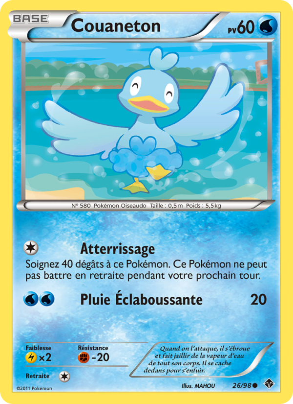 Couaneton 26 — Pouvoirs Émergents (French Pokémon TCG card)
