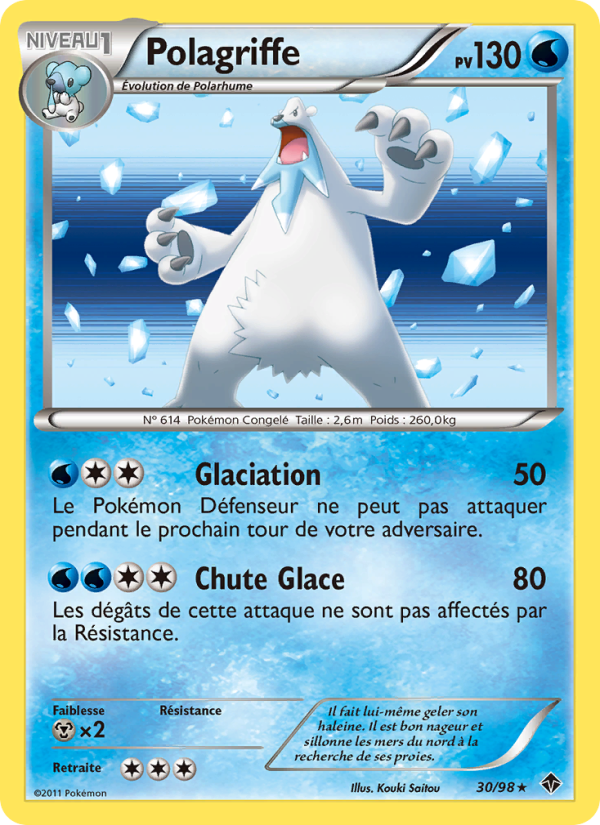 Polagriffe 30 — Pouvoirs Émergents (French Pokémon TCG card)
