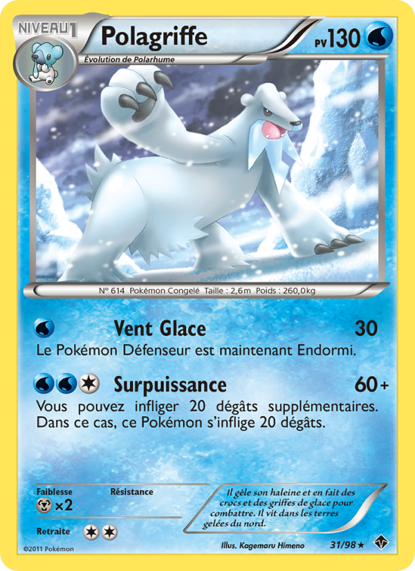 Polagriffe 31 — Pouvoirs Émergents (French Pokémon TCG card)