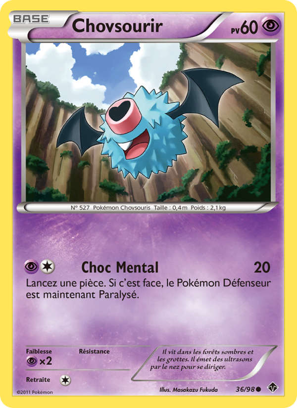 Chovsourir 36 — Pouvoirs Émergents (French Pokémon TCG card)