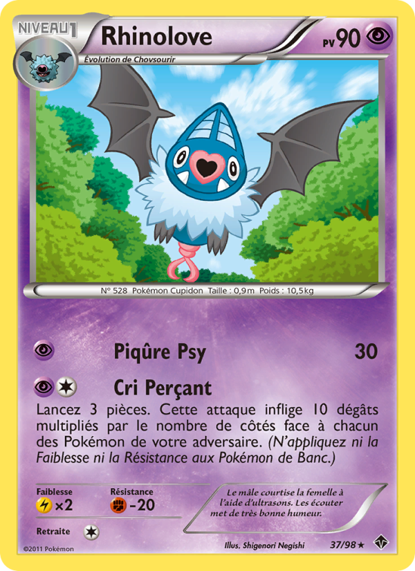 Rhinolove 37 — Pouvoirs Émergents (French Pokémon TCG card)