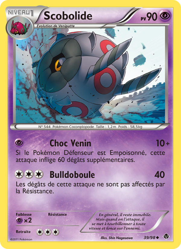Scobolide 39 — Pouvoirs Émergents (French Pokémon TCG card)