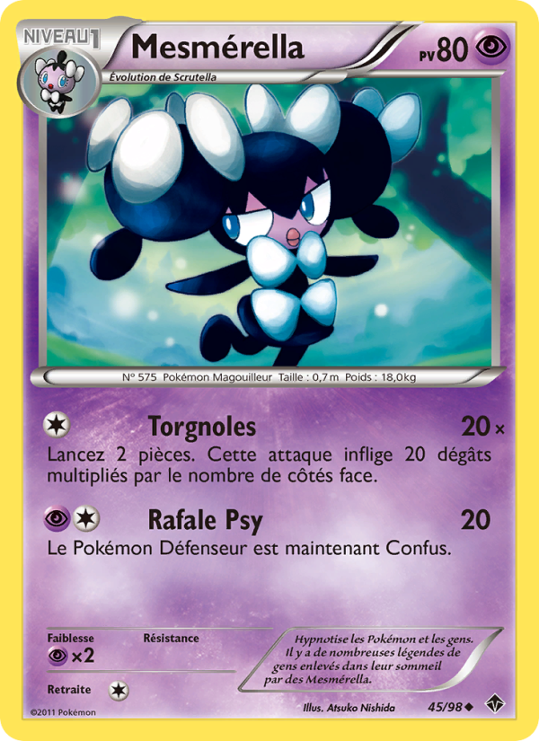 Mesmérella 45 — Pouvoirs Émergents (French Pokémon TCG card)