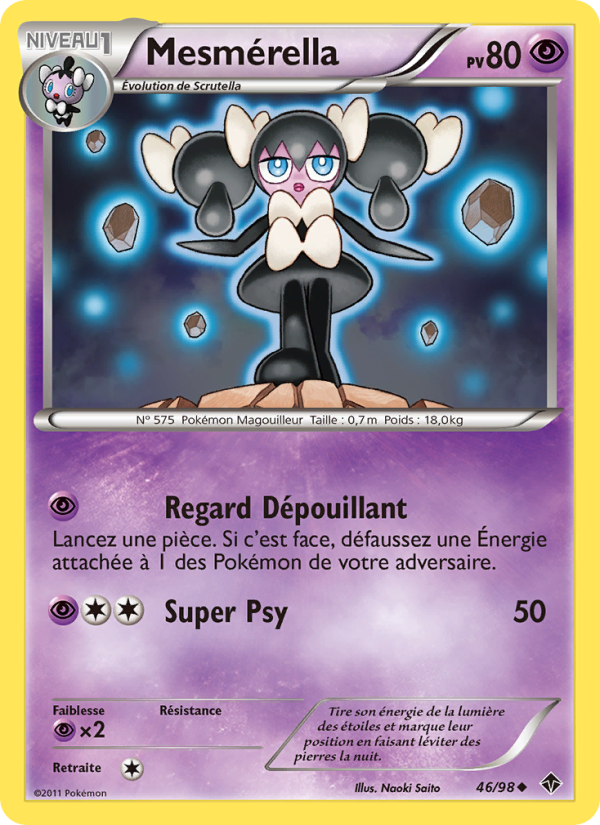Mesmérella 46 — Pouvoirs Émergents (French Pokémon TCG card)