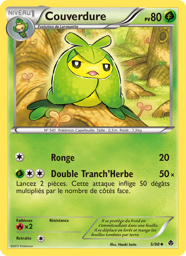 Couverdure 5 — Pouvoirs Émergents (French Pokémon TCG card)
