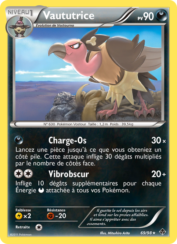 Vaututrice 69 — Pouvoirs Émergents (French Pokémon TCG card)