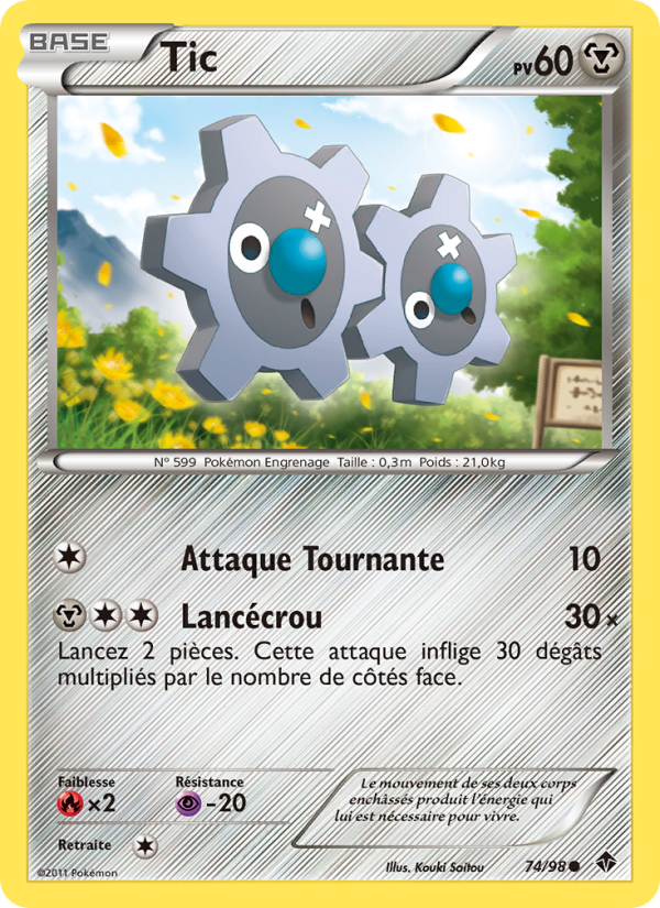 Tic 74 — Pouvoirs Émergents (French Pokémon TCG card)