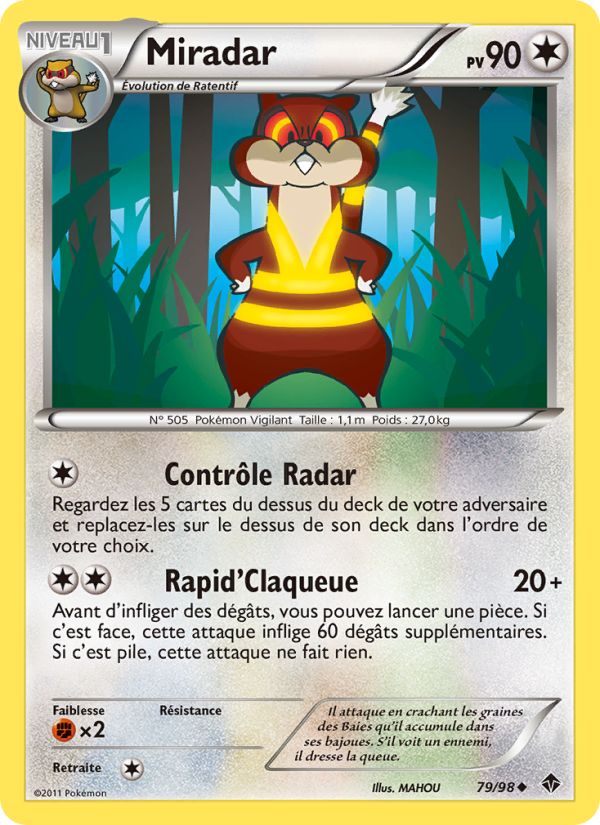 Miradar 79 — Pouvoirs Émergents (French Pokémon TCG card)