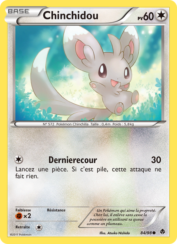 Chinchidou 84 — Pouvoirs Émergents (French Pokémon TCG card)