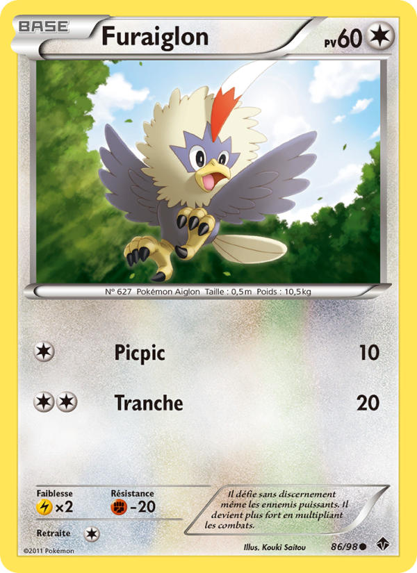 Furaiglon 86 — Pouvoirs Émergents (French Pokémon TCG card)