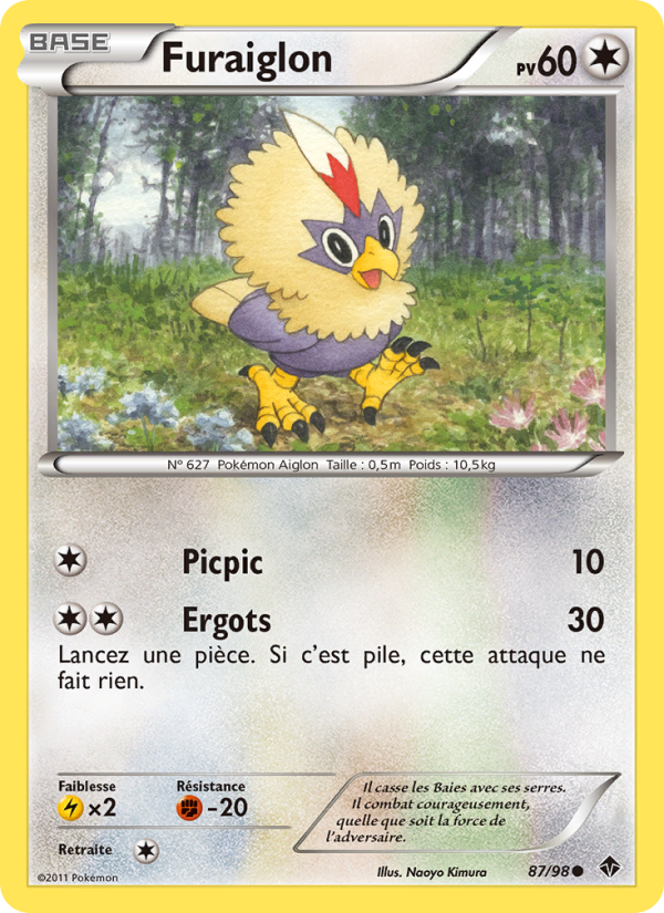 Furaiglon 87 — Pouvoirs Émergents (French Pokémon TCG card)