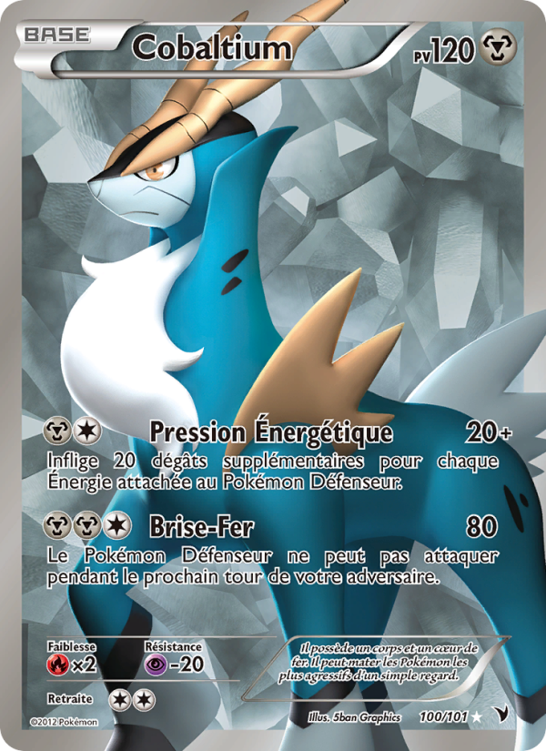 Cobaltium 100 — Nobles Victoires (French Pokémon TCG card)