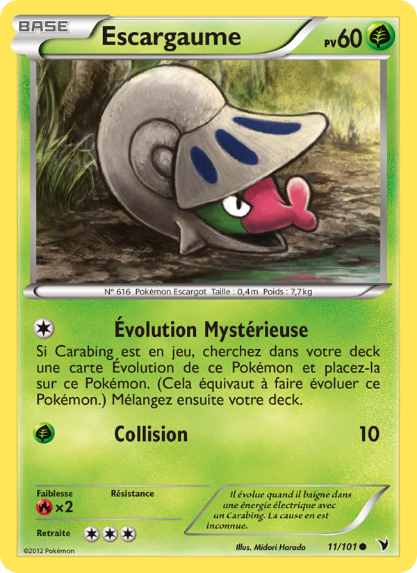 Escargaume 11 — Nobles Victoires (French Pokémon TCG card)