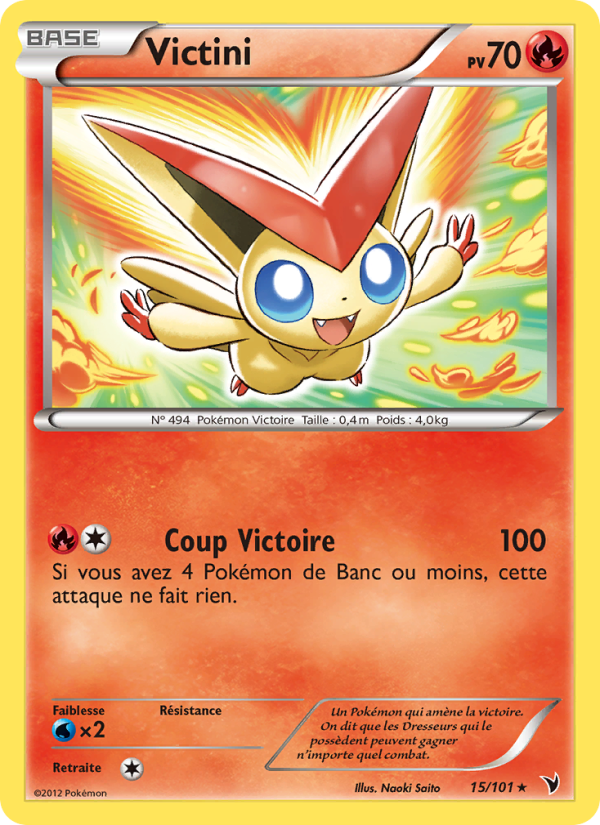Victini 15 — Nobles Victoires (French Pokémon TCG card)