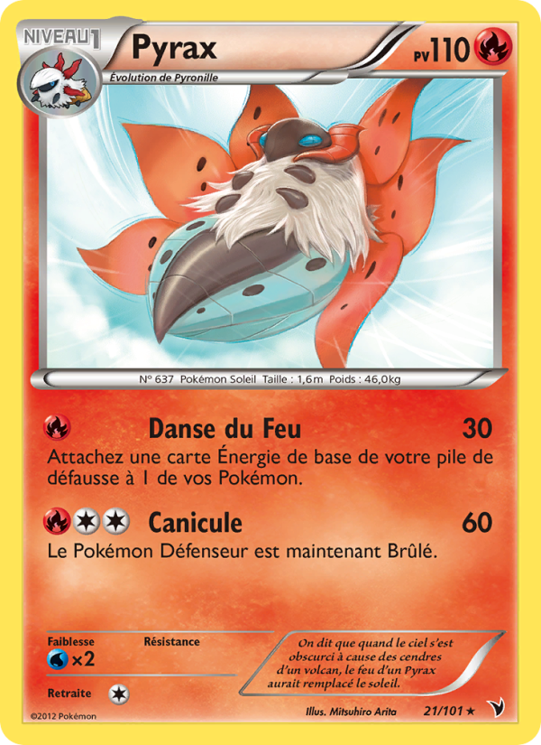Pyrax 21 — Nobles Victoires (French Pokémon TCG card)