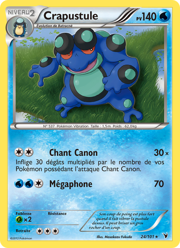 Crapustule 24 — Nobles Victoires (French Pokémon TCG card)