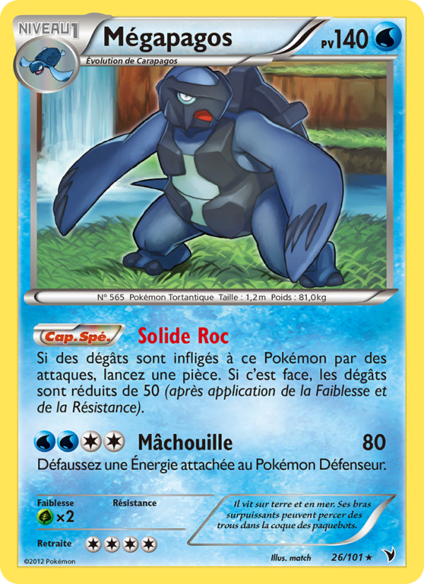 Mégapagos 26 — Nobles Victoires (French Pokémon TCG card)