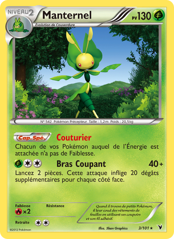 Manternel 3 — Nobles Victoires (French Pokémon TCG card)