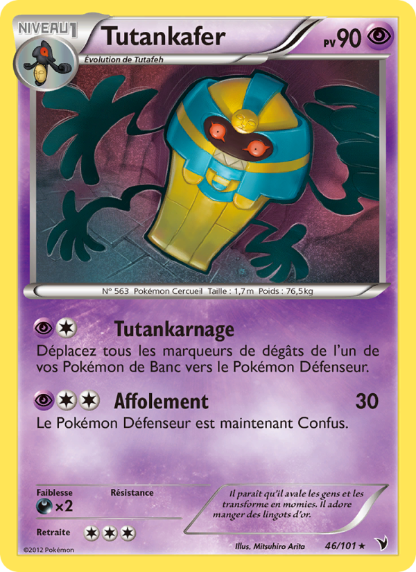 Tutankafer 46 — Nobles Victoires (French Pokémon TCG card)